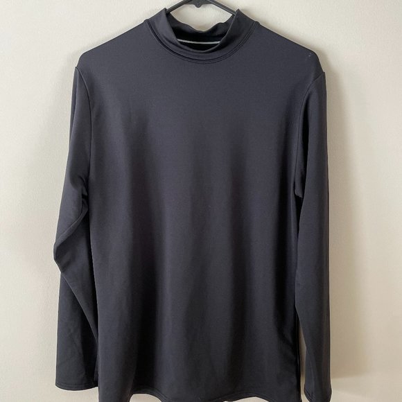 Tek Gear Men’s Black Long Sleeved Shirt Size S, Athletic Sports Top, Warm Layer - Picture 1 of 6